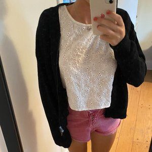 Brandy Melville Bomber sweater jacket